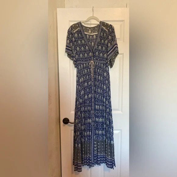Spell and The Gypsy Collective RARE Oracle Indigo Dress/ Duster, Size Medium - Picture 5 of 10
